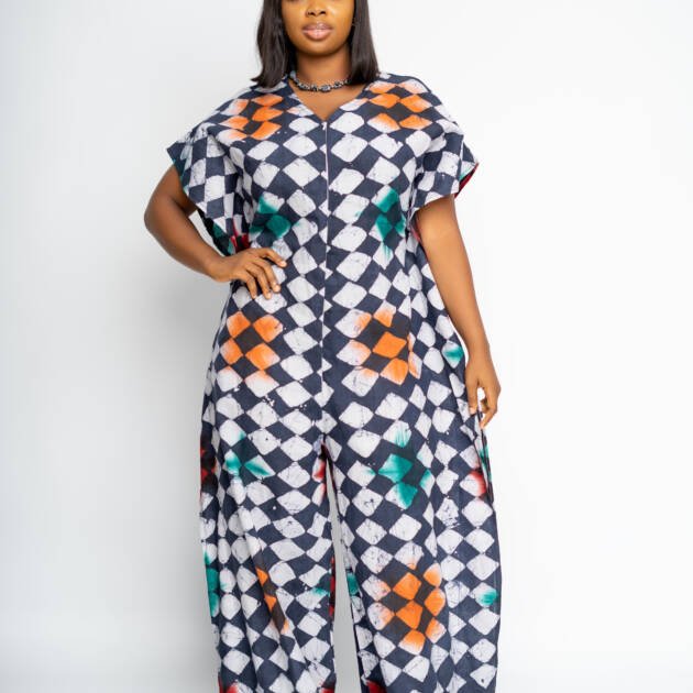 Front Zipper Jumpsuit