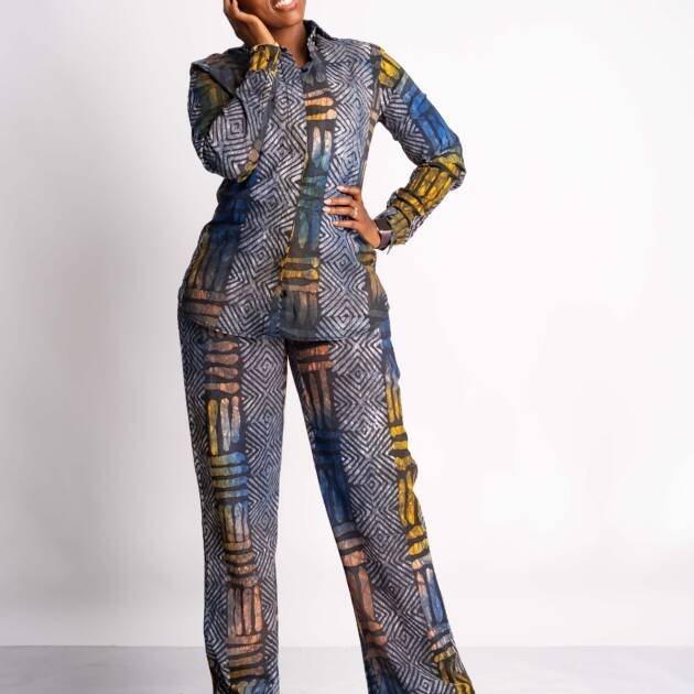 Adire Pant Set