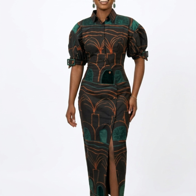 Pelumi Statement Shirt Dress