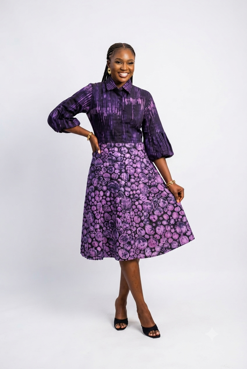 Marble Midi Dress - Image 2